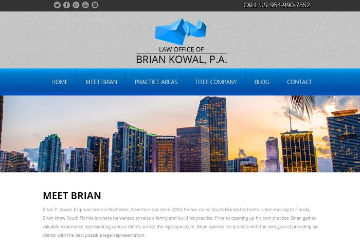 The Law Office of Brian Kowal, PA 0