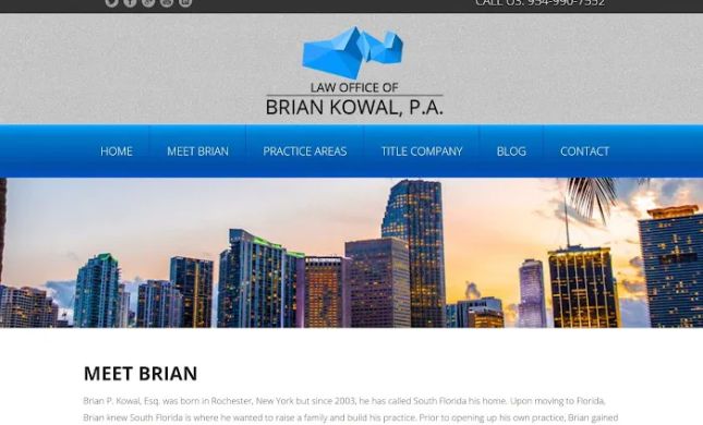 The Law Office of Brian Kowal, PA