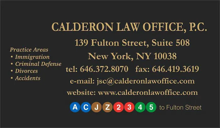 Calderon Law Office, P.C. 1