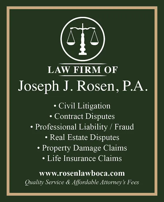 Law Firm of Joseph J. Rosen, P.A 3