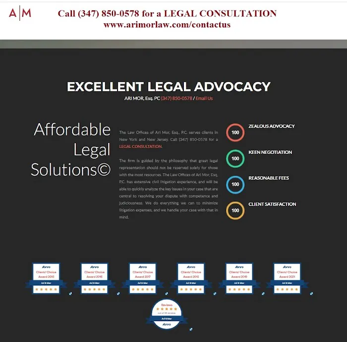 Landlord Tenant, Criminal & Civil Litigation Lawyers | The Law Offices of Ari Mor, Esq., P.C. 4