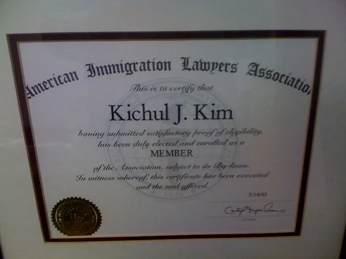 Immigration Lawyers PLLC (immigration attorney Kichul Jack Kim 김기철 이민 전문변호사) 1