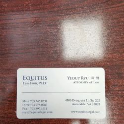 Equitus Law Firm, PLLC 류엽 버지니아 교통사고 변호사 ico