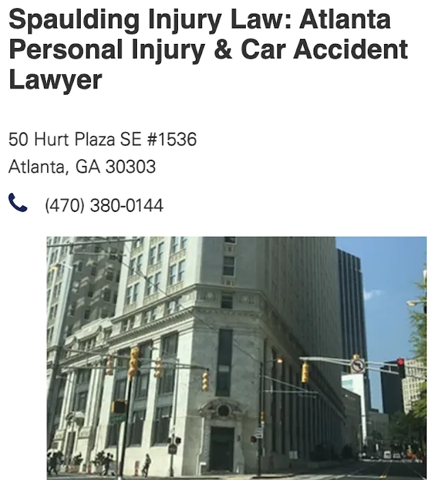 Spaulding Injury Law: Atlanta Personal Injury & Car Accident Lawyer 8