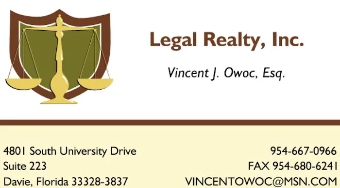 Vincent J. Owoc P.A. 0