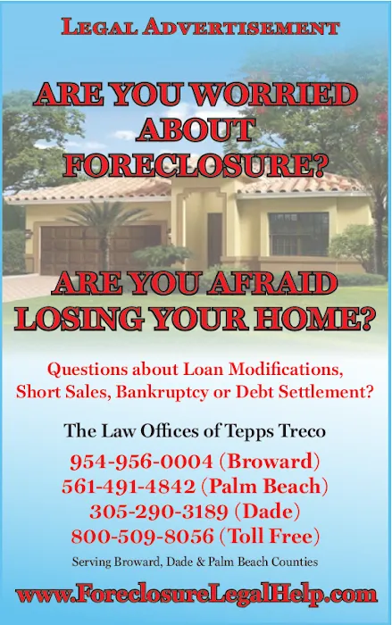 The Law Office of Tepps Treco -ForeclosureLegalHelp.com 1