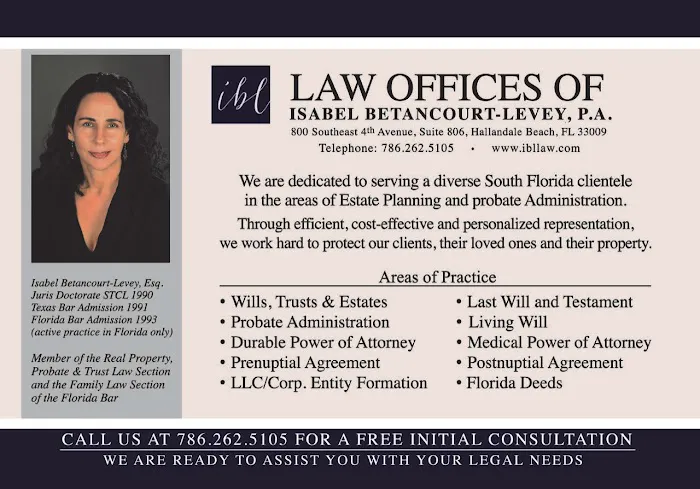Law Office of Isabel Betancourt Levey 0