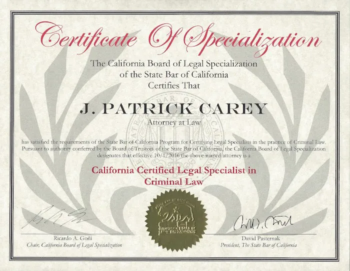 Law Offices of J. Patrick Carey 5
