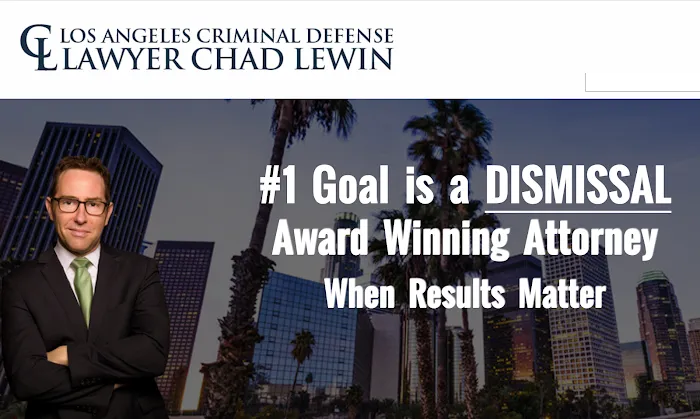 Los Angeles Criminal Defense Lawyer Chad Lewin 1