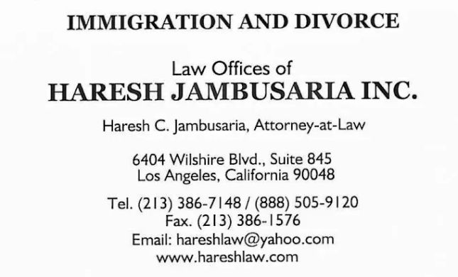 Law Offices of Haresh Jambusaria Inc