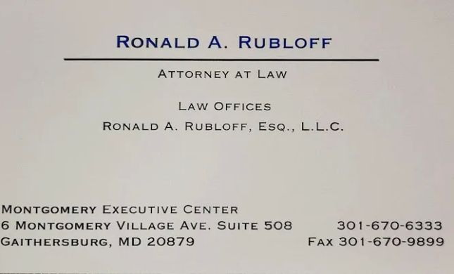 Law Offices of Ronald A. Rubloff Esq.