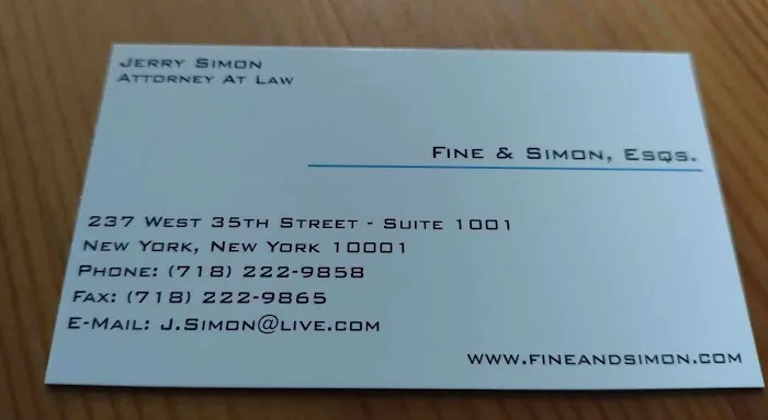 The Law Offices of Fine & Simon 0