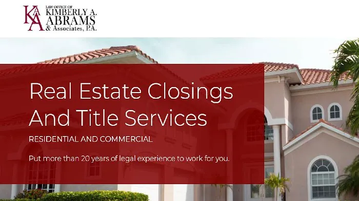 Law Office of Kimberly A. Abrams & Associates, P.A. 4