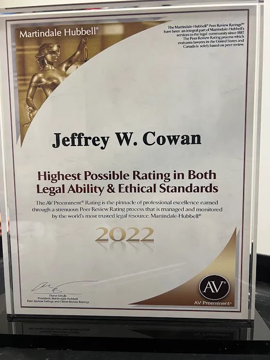 The Cowan Law Firm -- Jeffrey W. Cowan 2