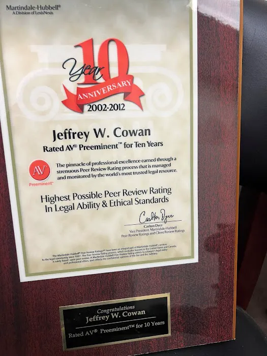 The Cowan Law Firm -- Jeffrey W. Cowan 3