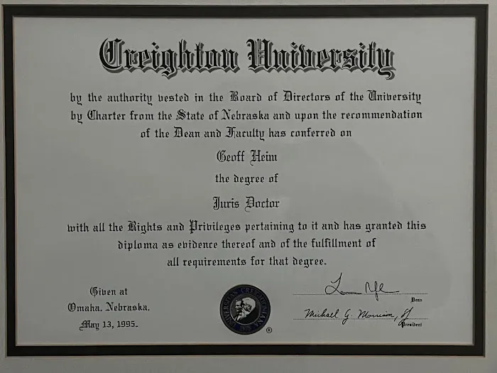 Geoff Heim, Attorney, LLC 5