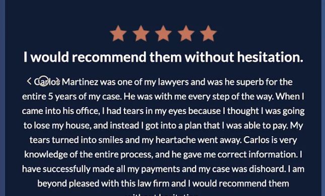 Law Offices of Carlos D. Martinez - Bankruptcy Attorney