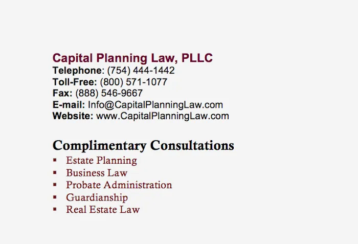 Capital Planning Law 5