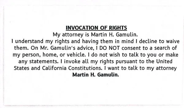 The Law Office of Martin H. Gamulin 1