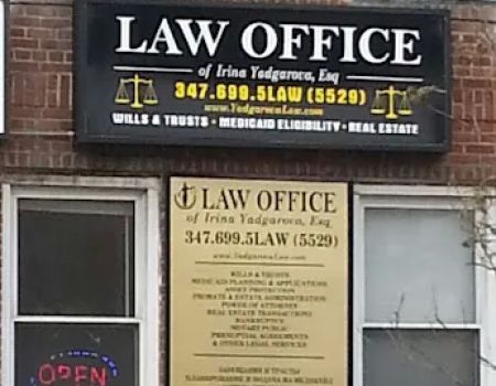 Law Offices of Irina Yadgarova PLLC.