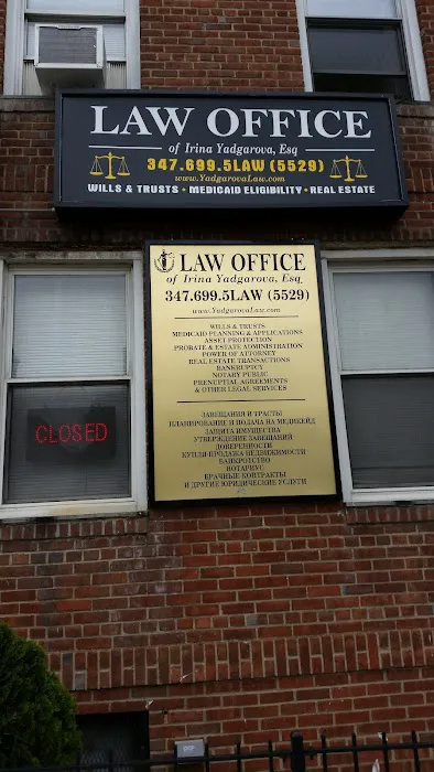 Law Offices of Irina Yadgarova PLLC. 2