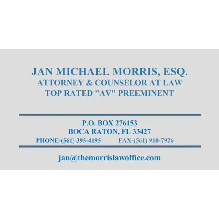 Jan Michael Morris, Esq. 5