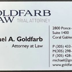 Goldfarb Law, P.A. ico