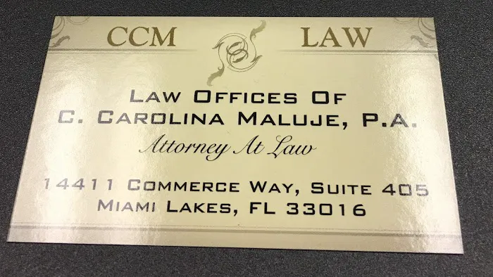 Law Office Of C. Carolina Maluje, PA 2