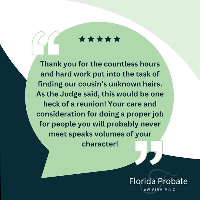 Florida Probate Law Firm, PLLC 9