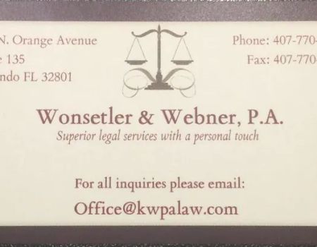 Wonsetler & Webner, P.A.