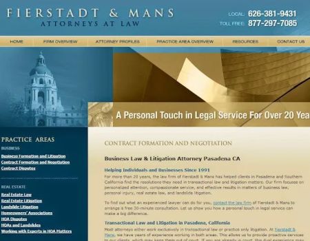 Jack A Fierstadt Law Offices