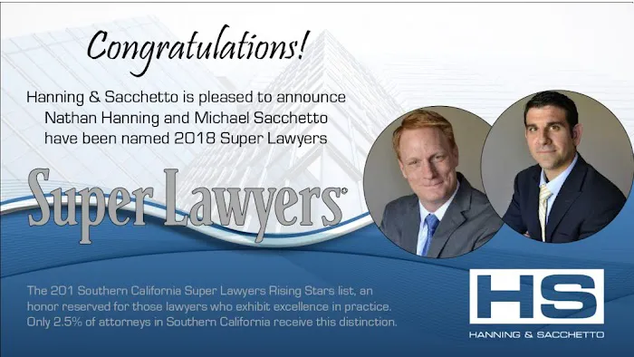 Hanning & Sacchetto, LLP - Glendora Personal Injury Lawyers 7