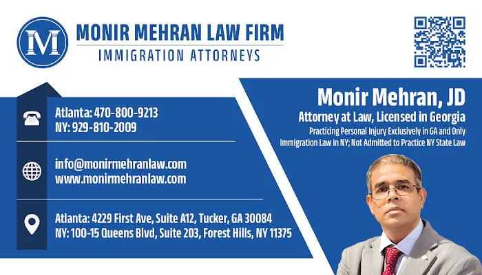 Monir Mehran Law Firm - Top Immigration, Injury & Accident Attorneys 6