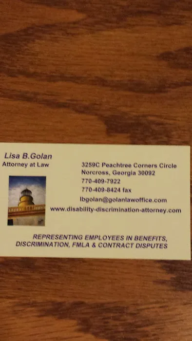 Golan Lisa B, Attorney at Law 0