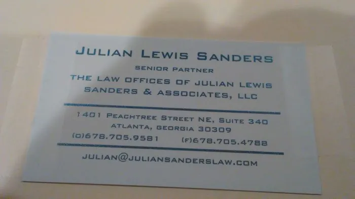 The Law Offices of Julian Lewis Sanders & Associates 3