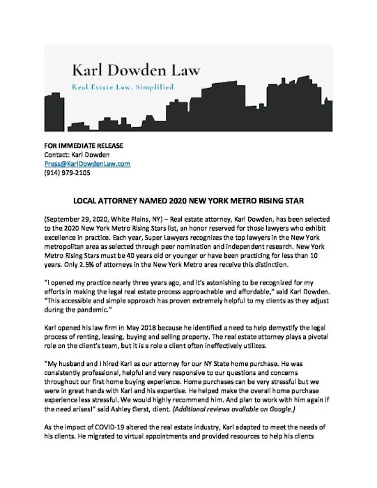 Karl Dowden Law 1