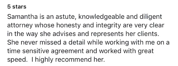 Attorney Samantha O. Lennon 3