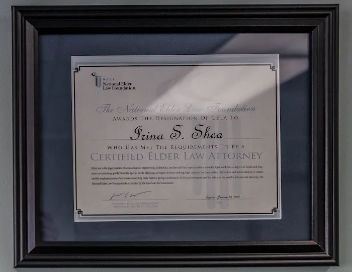 Irina S. Shea, Attorney at Law, LLC 1