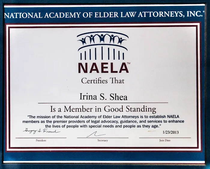 Irina S. Shea, Attorney at Law, LLC 2