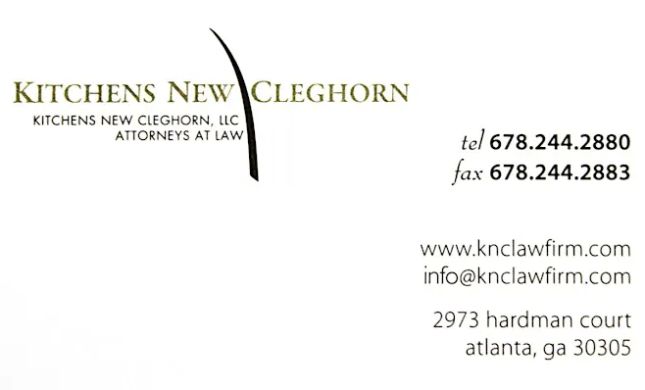 Kitchens New Cleghorn Law Firm