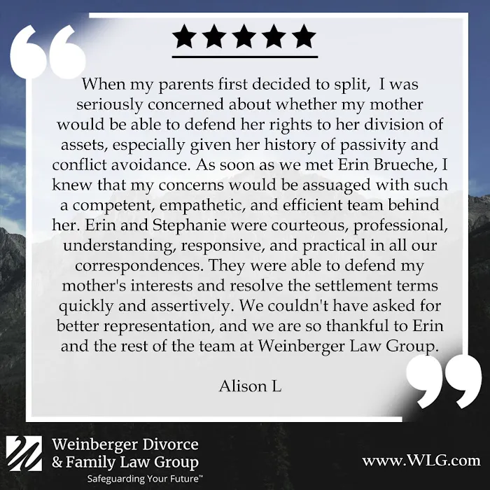 Weinberger Divorce & Family Law Group, LLC 7