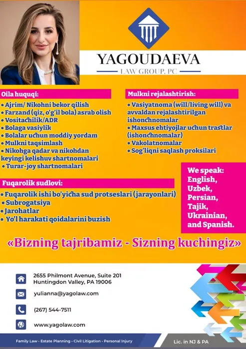 Yagoudaeva Law Group, PC 1