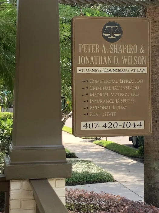 The Law Offices of Peter A. Shapiro & Jonathan D. Wilson 10