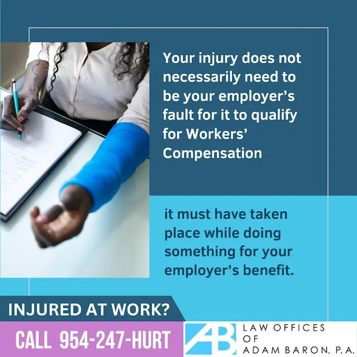 Workers Injury Compensation Lawyer Adam Baron P.A. 6
