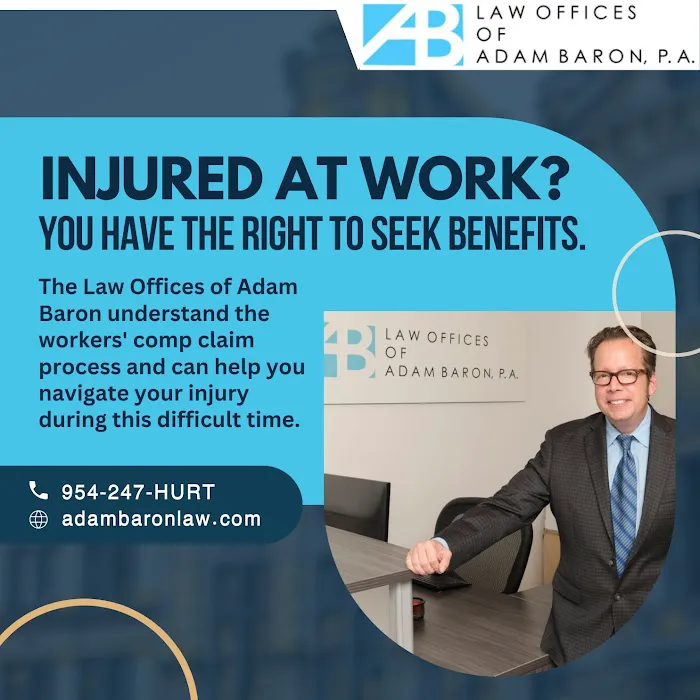 Workers Injury Compensation Lawyer Adam Baron P.A. 3
