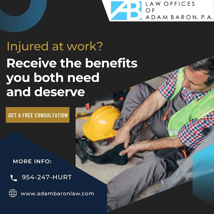 Workers Injury Compensation Lawyer Adam Baron P.A. 7