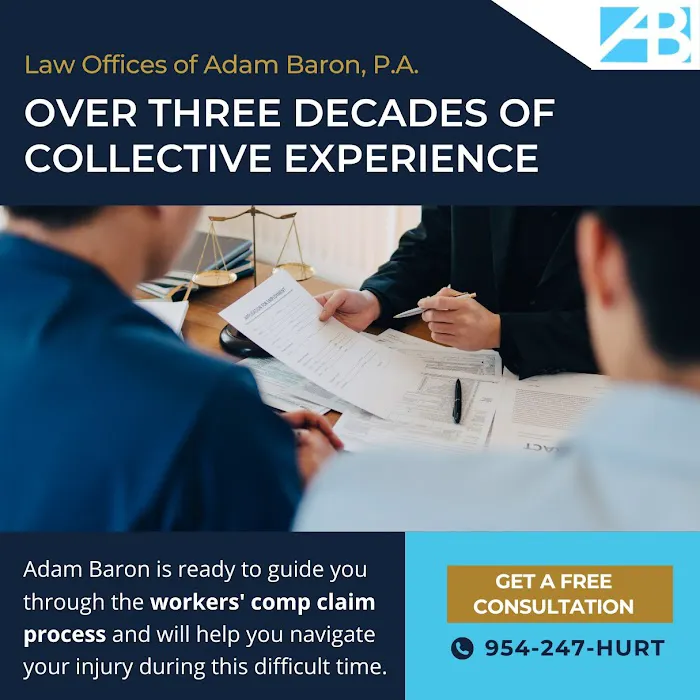 Workers Injury Compensation Lawyer Adam Baron P.A. 2
