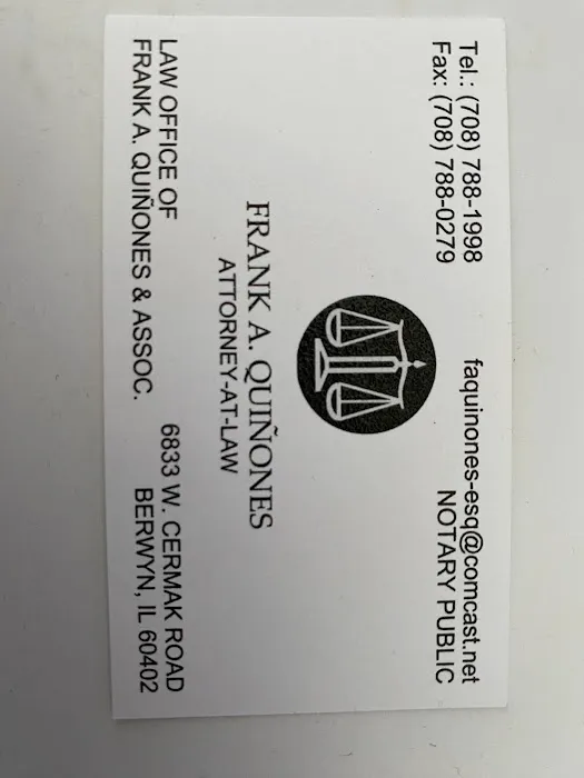 Law Offices of Frank A. Quinones & Assoc. 1