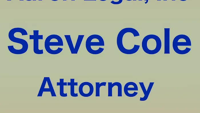 30years in business-ForeclosureDefense & RE closing attorney SteveCole, Aaron Legal, INC based in Naperville IL 6