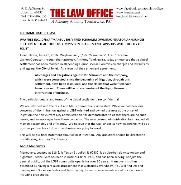 Law Office Of Attorney Anthony Tomkiewicz P.C. 6
